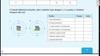 kimya 7 bölmə 2 ümumiləşdirici tapşırıqlar [upl. by Francklyn]