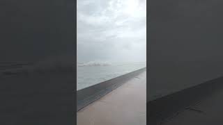 Florida Sights and Sounds  Hurricane Helene  Smashed by Smathers Wave  Key West  Monroe County [upl. by Faline64]