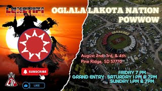 Oglala Lakota Nation Fair 2024 Powwow  Fancy Friday [upl. by Rekab]