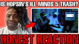 first time reacting to hopsin  first time hearing ill mind of hopsin 5  live music review [upl. by Lolande]