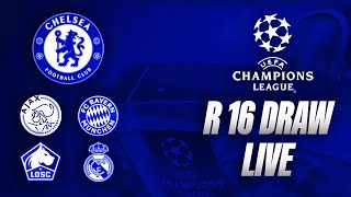 UEFA Champions League Round of 16 Draw  LIVE Reaction [upl. by Yzzo507]