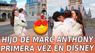 😍Marc Anthony y Nadia Ferreira NOS DERRITEN con fotos de su HIJITO en Disney [upl. by Nehgem]