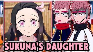 Jujutsu Kaisen reacting to NEZUKO AS SUKUNAS DAUGHTER \\🇧🇷🇺🇲 ◆Bielly  Inagaki◆ [upl. by Annadiane]