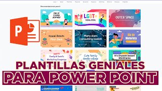 PLANTILLAS GENIALES PARA PRESENTACIONES EN POWER POINT [upl. by Mori]