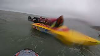 The powerboat racing from west bay OCRDA Aqua Adrenaline 2024 [upl. by Adnalohs]