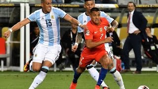 Chile 1  2 Argentina  Copa América Centenario 2016 [upl. by Gavrah]