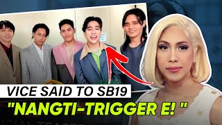 SB19 Triggered Vice Ganda  quotGrabe din kasi tong SB19 equot [upl. by Nerland]