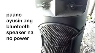 paano ayusin ang bluetooth speaker na no power bluetoothspeaker nopower repair resiklorepair [upl. by Isabel]