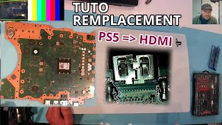 PS5 Tuto de remplacement HDMI [upl. by Oile766]