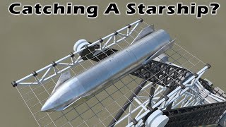 Catching a SpaceX Starship from Belly Flop  No Landing Burn [upl. by Goeselt]