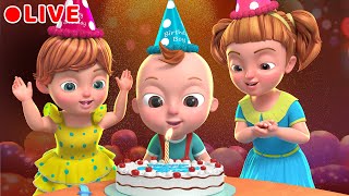 Happy Birthday Song  BeepBeep Nursery Rhymes amp Kids Songs [upl. by Madson]