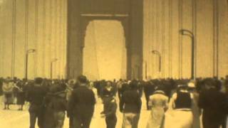 Golden Gate Bridge Opening May 27 1937 Pedestrian Walk [upl. by Bendite]