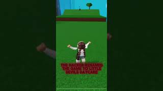 let’s talk about… little devils daycare roblox fyp foryoupage scary [upl. by Hannibal998]