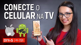 Como Conectar Android e iPhone na TV usando USB [upl. by Rosenstein352]