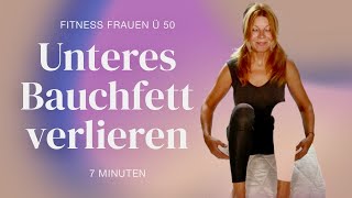 7 Min Unteres Bauchfett verlieren  Sanftes Workout Frauen Ü50 by Kirsty Coco [upl. by Eilahs]