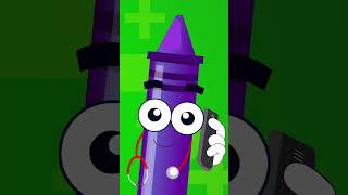 Five Little Crayons shortsfeed explore trending cartoon [upl. by Ahab278]