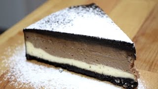 Nutella Cheesecake with oreo crust easy and fast recipe [upl. by Acimak]