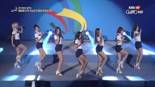 Live HD  141006 AOA  Confused  KBS W 2014 Gyeonggi The 49th National Skills Competition [upl. by Hamirak]