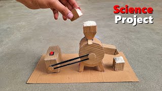 Science project for school 2024  Mini flourrice mill project [upl. by Llaccm]