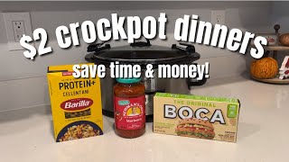 1 CROCKPOT DINNERS Healthy Fall Crockpot Recipes  Extreme Budget HEALTHY Recipes [upl. by Meldon]