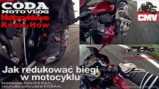 Jak redukować biegi w motocyklu  CODA MotoVlog [upl. by Witha324]