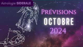 Prévisions OCTOBRE 2024Astrologie SIDERALE [upl. by Allicsirp]