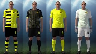 PES 2015  EDIT BORUSSIA DORTMUND KITS STADIUM PLAYERS RIVALS amp BANNERS [upl. by Nialb995]