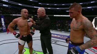 UFC 211 Dustin Poirier and Eddie Alvarez Octagon Interviews [upl. by Specht]