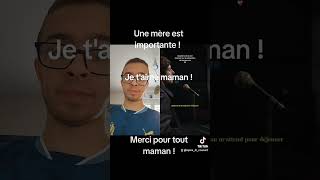 Extrait de la dédicace pour ma maman et toutes les mamans du monde sur mon tiktok [upl. by Yreffej]