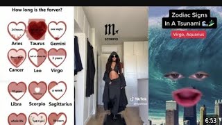 Zodiac signs TikTok that are 100 relatable ♈♋♍♎ Zodiac tiktoks ♏ [upl. by Latsirc]