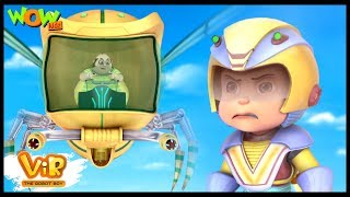 Vir The Robot Boy  Hindi Cartoon For Kids  Giant robot bee attack  Animated Series Wow Kidz [upl. by Nitsid723]