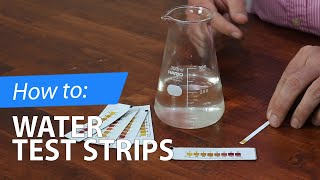 How to  Water Hardness Test Strips Instructions [upl. by Yeta948]