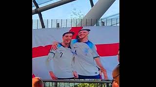 ENGLAND FANS HONOUR BRUMMIE NATIVE JACK GREALISH  LONDON NATIVE DECLAN RICE B4 IRELAND V ENGLAND [upl. by Rosalba771]