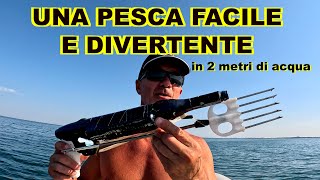 pesca con la fiocina in 2 metri di acqua [upl. by Inafetse]