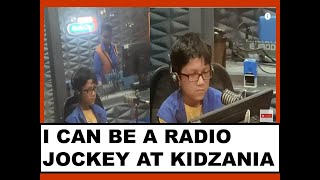 Kidzania Theme parkKidzania NoidaI can be a Radio Jockey [upl. by Aramal]