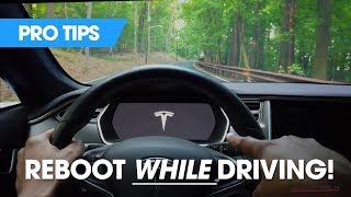 Tesla Pro Tips  Reboot Your Tesla While Driving [upl. by Leisha]