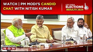 PM Modis Candid Chat with Nitish Kumar and Chandrababu Naidu at NDA Meet Goes Viral  Latest News [upl. by Temme]