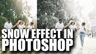 Snow Effect in Photoshop  Malayalam Tutorial  SQUEMIIO [upl. by Adnoyek103]