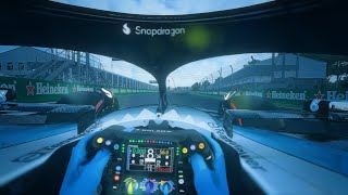 F1 VISOR CAM  George Russells 2024 Canadian Grand Prix Pole Lap Through Visor Cam  assettocorsa [upl. by Auqinat890]