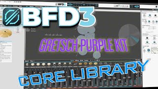 BFD3  Core Library  Gretsch Purple  Demo [upl. by Dareg459]