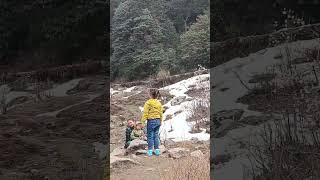 Yhan pe sab shanti shanti h😊🥳🥰😘youtube song music uttarakhand mountains chopta [upl. by Plotkin]