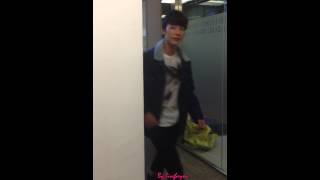 HD fancam  130109 DongHae after Tencent interview [upl. by Orvas163]