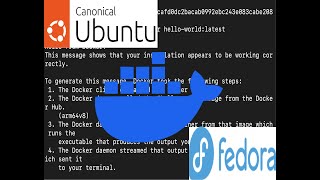 Install Docker on DebianUbuntu and Fedora [upl. by Ermengarde]