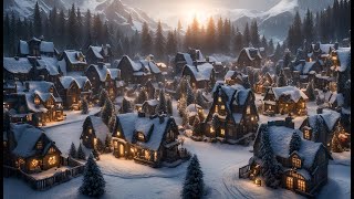 Relaxing Christmas Ambience at the Peaceful Christmas Village [upl. by Harewood991]