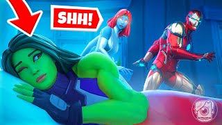 DONT WAKE SHEHULK or ELSE Fortnite Challenge [upl. by Nishi109]