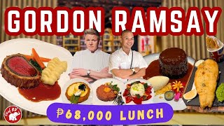 ₱68000 LUNCH AT GORDON RAMSAY WORTH IT BA  Team Chef RV [upl. by Ellemaj]