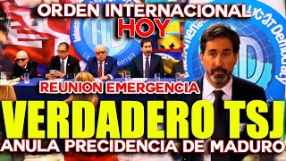 ¡ULTIMA HORA 🔴EL JURADO DE ELECCIONES DE VENEZUELA TSJ DESTITUYE A NICOLÁS MADURO Y LO CONDENAN [upl. by Najram]