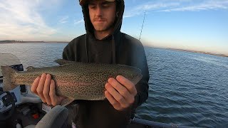 Trolling Lake Camanche With Nick For Mt Lassen Planter Trout [upl. by Swayne]