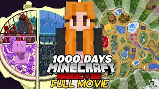 I Survived 1000 Days In Minecraft Hardcore  FULL MOVIE [upl. by Savick113]