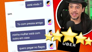 CONVERSAS NO UBER PEGOU NO FLAGRA [upl. by Cocks]